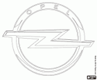 Opel logo, německý vůz značky