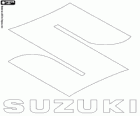 Suzuki logo, značku auta z Japonska