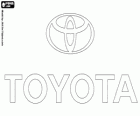 Toyota logo. Japonský výrobce automobilů