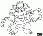 Bowser nebo King Koopa, hlavní nepřítel ve hře Mario