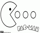 Pac-Man jíst míče s logem