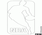 Logo NBA, profesionální basketbalová liga ve Spojených státech amerických