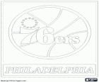 Philadelphia logo 76ers, Sixers, NBA tým. Atlantická Divize, Východní konference
