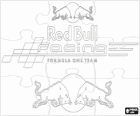 Puzzle na logo Red Bull Racing