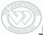 Logo Wimbledonu, nejstaršího tenisového turnaje na světě. Třetí Grand Slam v roce