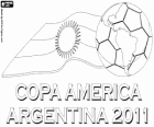 Copa América 2011 Argentina Logo