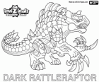 Dark Rattleraptor. Invizimals Shadow Zone. Divoké lovce v džungli