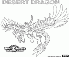 Desert Dragon. Invizimals Shadow Zone. Tento výkonný drak ovládá slunce a žije v jeskyních pouště Gobi