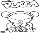 Pucca puzzle. Pucca má nadlidskou sílu, což je velmi vtipný a neuvěřitelně rychle
