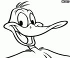 Tvář Daffy Kačer v Looney Tunes