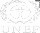 UNEP logo, Program OSN pro životní prostředí. UNEP, zkratka v anglicky