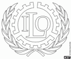 Logo ILO, Logo MOP, Mezinárodní organizace práce