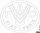 FAO logo, výživu a zemědělství při Organizaci spojených národů