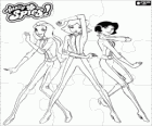 Totally Spies Puzzle. Superspies tým Totally Spies. Sam, Clover a Alex se svou špionážní obleky