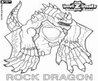 Rock Dragon. Invizimals Shadow Zone. Skalní draci žijí v kráterech sopek