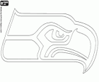 Seattle Seahawks logo, fotbalové družstvo v divizi NFC West, Seattle, Washington