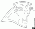 Carolina Panthers logo, tým amerického fotbalu v Jižní divize NFC, Charlotte, Severní Karolína