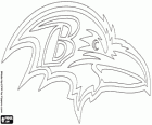 Baltimore Ravens logo, tým amerického fotbalu v Severní divizi AFC, Baltimore, Maryland