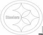 Pittsburgh Steelers logo, tým amerického fotbalu v divizi v severní AFC, Pittsburgh, Pennsylvania