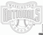 Washington Nationals logo, baseballový tým z Národní ligy východní divize, Washington DC