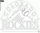 Colorado Rockies logo, baseballový tým v National League západní divize, Denver, Colorado