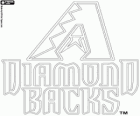 Arizona Diamondbacks logo, profesionální baseballový tým ze západu divize Národní ligy, Phoenix, Arizona