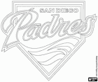 San Diego Padres logo, baseballový tým v National League západní divize, San Diego, Kalifornie