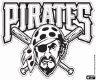 Pittsburgh Pirates logo, profesionální baseballový tým se sídlem v Pittsburghu, Pennsylvania. Národní liga Centrální divize