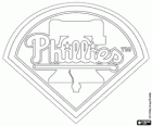 Philadelphia Phillies logo, prvoligové basebalové mužstvo, Východní divize Národní ligy. Philadelphia, Pennsylvania