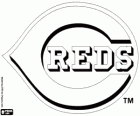 Cincinnati Reds logo, baseballový tým se sídlem v Cincinnati, Ohio. Národní liga Centrální divize