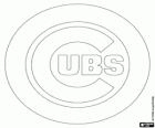 Chicago cubs logo, baseballový tým z Chicaga, Illinois. Centrální divize Národní ligy
