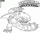 Skylander Terrafin, mistr v boxu. Pozemky Skylanders