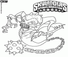 Skylander Ghost Roaster, stvoření, které jí zlé duchy. Oživlý mrtvý Skylanders