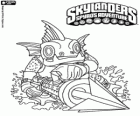 Skylander Gill Grunt, tvor, který nikdy nenechá uniknout své kořisti. Voda Skylanders