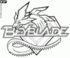 Beyblade logo s drakem