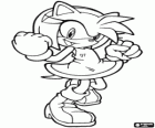Amy Rose, Ježek samice, která tvrdí, že přítelkyně Sonic