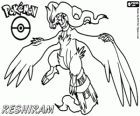 Reshiram, legendárních Pokémonů, Drak / Požár. Maskot Pokémon Black