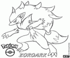 Zoroark, tato pokémon připomínající liška je evoluce Zorua