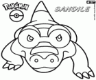 Sandile nebo Meguroko, pokémon krokodýl typ zemní a temný. Sandile se vyvíjí na Krokorok a Krookodile