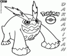 Darmanitan, ohnivý Pokémon. Vyvíjí z Darumka