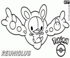Reuniclus, psychická Pokémon, poslední vývoj od Solosis a Duosion. Rankurusu