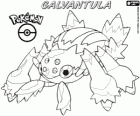 Galvantula, Dentula v japonštině. Pavouk elektrické Pokémon je vývoj Joltik