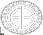 Logo klubu Atlético Belgrano. Argentinský sportovní klub a fotbalový tým z města Córdoba