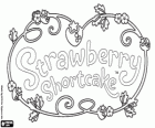 Logo Strawberry Shortcake. Jahůdka