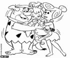 Flintstouni, Flintstoneovy rodina: Fred, Wilma, Pebbles a Dino