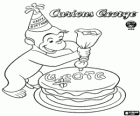 Zvedavý George, Curious George s narozeninový dort