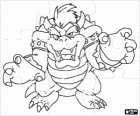 Puzzle Bowser nebo King Koopa, hlavní nepřítel ve hře Mario