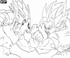 Boj mezi Goku a Vegeta