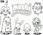 Puzzle s monstry z Moshi Monsters