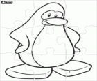 Tučňák z Club Penguin puzzle